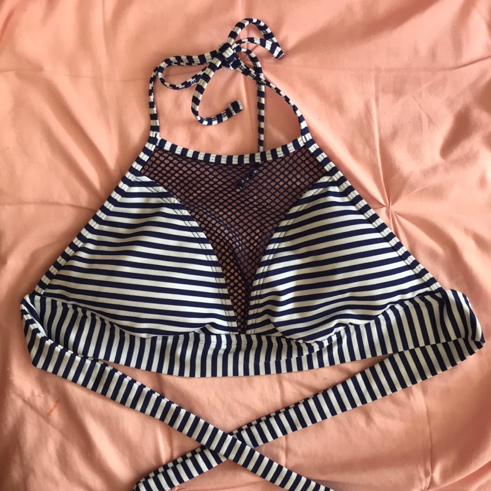 Striped Bikini Top
